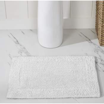 Lavish Home 2pc 60x24 Cotton Bath Rug Set, White : Target