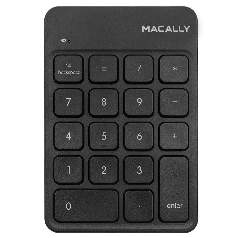 Macally RF Wireless Portable 18 Numeric Keypad Keyboard - 18 Keys, 2 of 8
