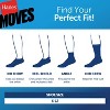 Hanes Moves Premium Men's Breathable Mesh Mid-Crew Socks 3pk - 6-12 - 4 of 4