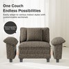 Captiva Designs 2-Piece Cloud Modular Sectional Sofa, 3-Seater Loveseat Couch for Living Room - 3 of 4