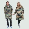 Catalonia Oversized Fleece Flannel Blanket Hoodie Sweatshirt for Women Men, Warm Wearable Blanket Pullover Adult, Cozy Christmas Gift for Wife Woman - 3 of 4