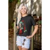Christmas Pearl Ornament Earring Art Graphic T Shirt Men or Women Brisco Brands - 4 of 4