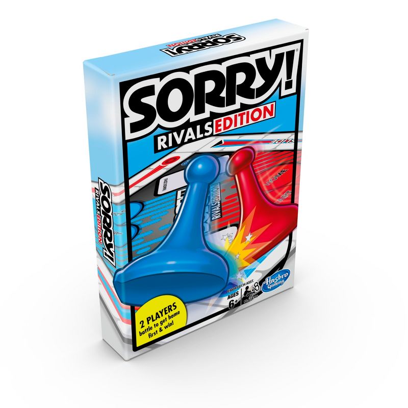 Sorry! Rivals Edition Board Game; 2 Player Game, 2 of 3
