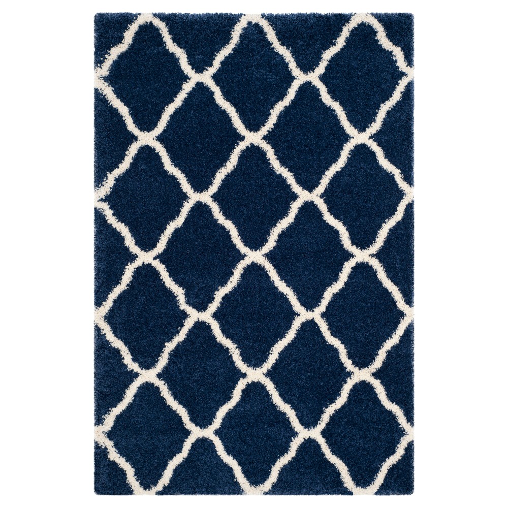 5'1inx7'6in Gerald Rug Navy/Ivory - Safavieh