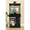 Vynxaria Multi-Functional Microwave Cart & Coffee Station with Locking Castors - 2 of 4