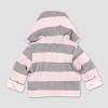 Burt's Bees Baby® Baby Girls' Bee Reversible Organic Cotton Puffer Jacket - Pink - 2 of 4