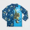 Boys' LEGO Jurassic World Coat Pajama Set - Blue - image 2 of 4