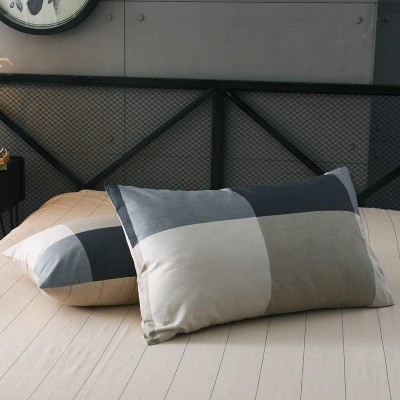 Der Rose BALHAM TRADE-3 Pieces All Season Queen Size Bed Comforter Set, Plaid Pattern Bedding Set A1# Checkered Queen 90"x90" — фото 6