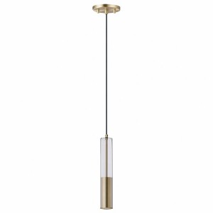 ET2 Lighting Torch 1 - Light Pendant in  Satin Brass - 1 of 1