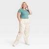 Women's Slim Fit Short Sleeve Ribbed T-Shirt - A New Day™ - 3 of 3