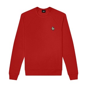 Dalix Fire (Glow In The Dark) Embroidered Fleece Sweatshirt Pullover Mens - 1 of 4
