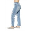 Women's Rigid Magic Destroyed Straight Leg Jean - Judy Blue - 2 of 4