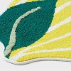 Lemon Shaped Machine Washable Non-Slip Bath Rug Yellow - Room Essentials™ - 3 of 4