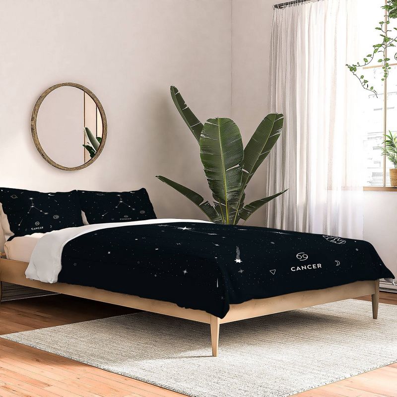 Cuss Yeah Designs Cancer Star Constellation Comforter Set - Deny Designs, 3 of 9
