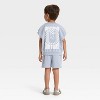 Grayson Mini Toddler Boys' French Terry Shirt and Shorts Set - 2 of 4