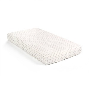 Lush Décor Elephant Stripe Plush Fitted Crib Sheet - 1 of 4
