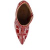 Moolah  Embossed Stiletto Heel Ankle Boots - 4 of 4
