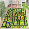 Road Rug for Kids Play Mat, City Traffic Road Map Area Rug, Soft Non Slip Fun Carpet for Kids Toddler Bedroom Playroom Classroom Educational Rug - 4 of 4