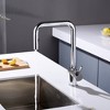 SUMERAIN Stainless Steel 304 Pull Down Kitchen Sink Faucet, Dual Spray Mode Lead-free Faucet, Chrome - 3 of 4