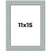 PosterPalooza | Refined Blue Picture Frame - UV Acrylic, Foam Board Backing, Hanging Hardware - 2 of 4