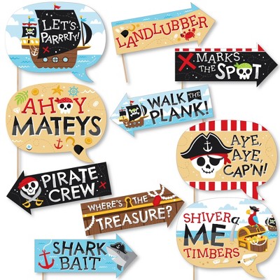 Pirate Ship & Island Props Party Accessory (1 count) (14/Pkg)