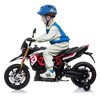 Sandinrayli 12V Aprilia Licensed Electric Kids Ride On Motorcycle, Battery Powered Dirt Bike With Training Wheels - 3 of 4