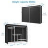 VIPEK V3C Portable Closet with Cover, Covered Clothes Rack  Enclosed Clothing Rack with Shelves & Side Hooks, 950lbs Weight Capacity - 3 of 4