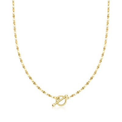 Pure Collection by Ross-Simons 18kt Gold Vermeil Lumachina-Chain Toggle Necklace