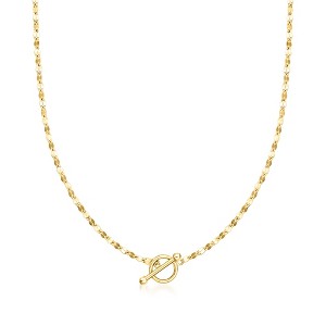 Pure Collection by Ross-Simons 18kt Gold Vermeil Lumachina-Chain Toggle Necklace - 1 of 4
