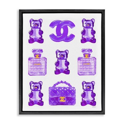 Stupell Industries Purple Glam Gummy Candy, 17" x 21"