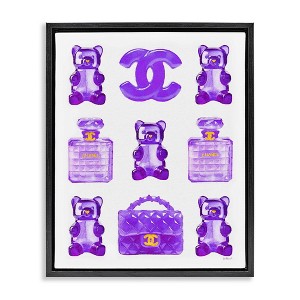 Stupell Industries Purple Glam Gummy Candy, 17" x 21" - 1 of 4