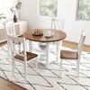Tangkula Dining Chairs Set of 2 Wood Farmhouse Dining Room Side Chairs for Home Kitchen - 4 of 4