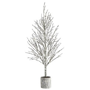 HomeStock  4 ft. Artificial Tree in Planter for Indoor/Outdoor - 1 of 3
