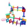 PICASSO-TILES 71 PC Marble Race Track Building Block & Magnetic Tiles, Building STEM Toy for Kids 3+ - 4 of 4