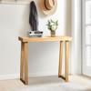 KTMB Solid Wood Console Table, Sofa Table, Narrow Entryway Table for Hallway, Behind The Couch, Living Room, Foyer, Easy Assembly - 2 of 4