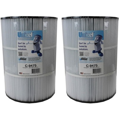 Unicel C-9475 75 Square Foot Media Replacement Pool Filter Cartridge with 193 Pleats, Compatible with Jacuzzi Brothers
