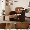 Nasitip Modern Accent Chair, Wood Frame Sofa Chair, Comfortable Reading Armchair for Living Room, Bedroom, Apartment, Corner - 4 of 4