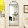 BEAUTYPEAK Full Length Mirror Floor Mirror Arched 21.1"x64" Standing Full Body Floor Mirror - 2 of 4