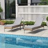 Crestlive Products Patio Outdoor Chaise Lounge Cushion Beige 2 PC - 2 of 4