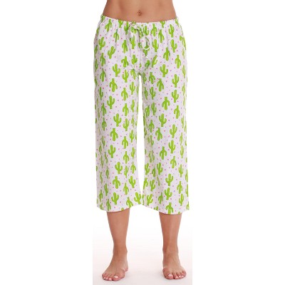 Just Love 100% Cotton Women's Capri Pajama Pants Sleepwear - Comfortable and Stylish