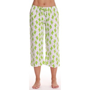 Just Love 100% Cotton Women's Capri Pajama Pants Sleepwear - Comfortable and Stylish - 1 of 2