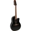 Ovation 2751AX-5-G Pro Series Standard Balladeer Deep Contour 12-String Acoustic-Electric Guitar Black - 3 of 4
