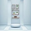 Syemin Decorative Wall Shelf Floating Shelves Wall Mounted Wood Shelf Hanging Bathroom Shelf Home Wall Decor Corner Shelf, Beige, 17.71"*3.93"*1.97" - 2 of 4