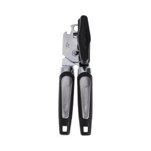 Unique Bargains Can Opener Handheld 3-in-1 Can Opener & Bottle Opener PP Iron Silver Tone 2.09"x8.35" 1 Pc - 1 of 4
