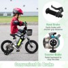 Costway 12"/14"/16"/18" Kid’s Bike with Training Wheels Adjustable Handlebar & Seat Handbrake Black/Pink/Silver - 4 of 4