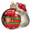 Old World Christmas 3.0 Inch Playful Christmas Mouse Christmas Tree Ornament , Christmas Decor Ball Ornament Santa Hat (1PC) - 2 of 3