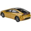 2023 Toyota Prius Maximum Yellow with Black Top and Sun Roof 1/64 Diecast Model Car by Paragon - 2 of 4