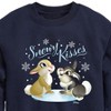Boys' - Disney - Christmas - Snowy Bunny Kisses Graphic Long Sleeve Fleece Sweatshirt - 2 of 4
