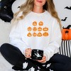 Simply Sage Market Halloween Pumpkin Faces Sweatshirt - 2 of 4