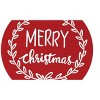 Merry Christmas Plaque Iron 20 Inch Round Wall Decor by Melrose - 3 of 3